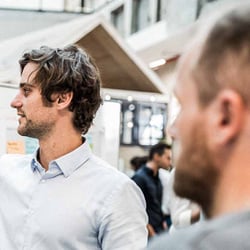 Professionelle Networking Whiteboard Fotografie