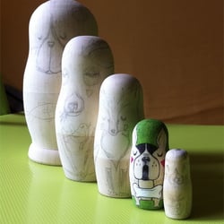 process5 animal matrioskas