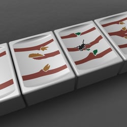 Rendering der Spielsteine