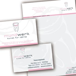 Corporate Design für eine Praxis für ästhetische Zahnmedizin