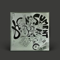 Konsument „Fliesen verfugen“ – Vinyl Cover Illustration
