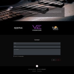 Digitales Portfolio eines Musikproduzenten