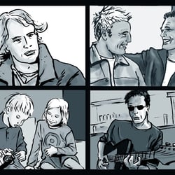 Storyboard digitale Illustrationstechnik