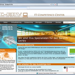 Website Entwurf EDV-/IT-Unternehmen, Entwurfslinie 1