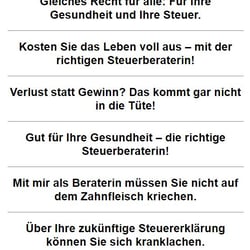 Headlines für Apothekertüten