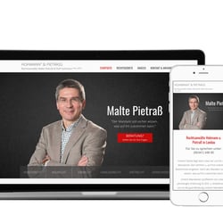 Kanzleiseite für Rechtsanwalt.