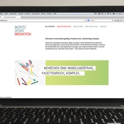 Website für Moritz Denis, Mediator