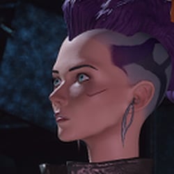 Cyberpunk Lady 3D Model