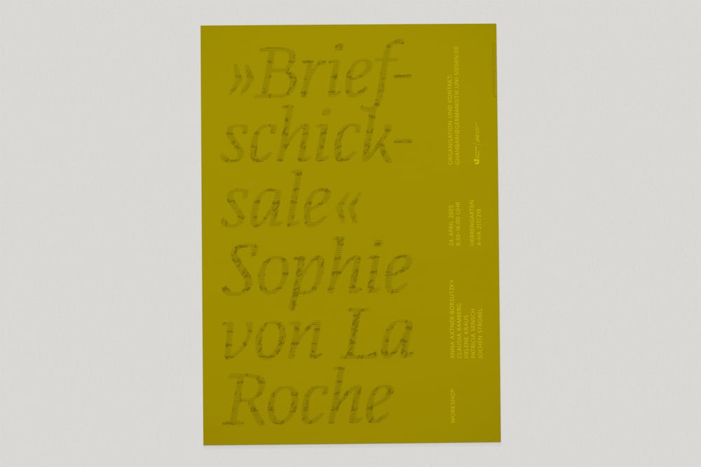 Briefschicksale. Sophie von La Roche