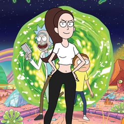 Rick and Morty Style