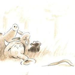 Illustrationen aus Kinderbuch „Die Mugnuffs“