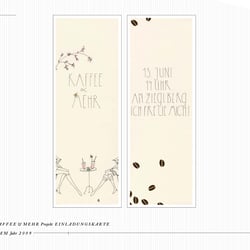 Kaffee & Mehr – Einladungskarte