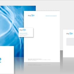 Logo + Briefschaften für Praxis Dr. med. M. Keller, Degersheim SG / Bereich Fitnessstudio