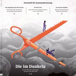 Coverillustration „Die im Dunklen“ für Tagebuch Magazin