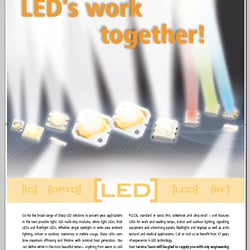 Sharp Microelectronic. Internationale Anzeige.
