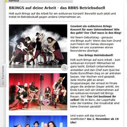 Radio Bonn Brings Betriebsduell