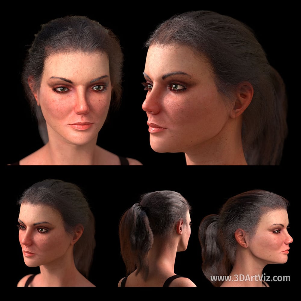 Antonia, Photorealistic 3D Character