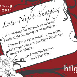 Aushang Juwelier Hilgers: Gestaltung + Reinzeichnung