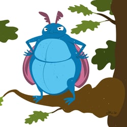 Das ist mein Baum. Ganz allein.