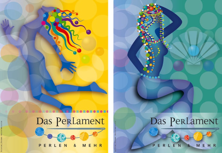 Postkarten „Das Perlament“