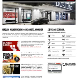 Hotelseite Dormero (Layout und umsetzung des Templates / Responsive Webdesgin)