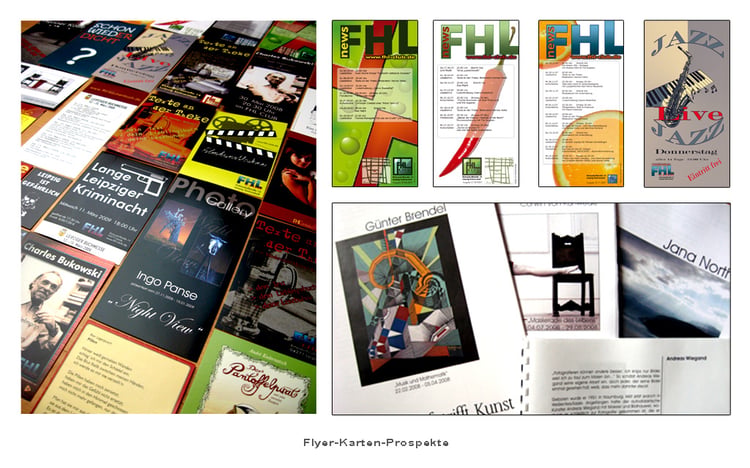 Karten – Flyer – Prospekte