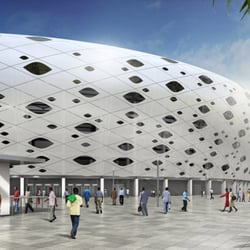 Fußball Stadion Afrika
