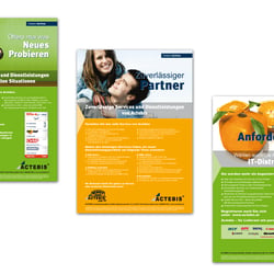 3 ganzseitige Inserate Actebis
