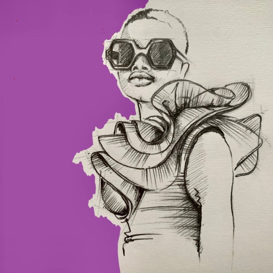 Modeillustration (Mixed Media)