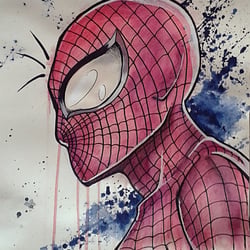 Spiderman – Aquarell