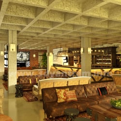 3d diseño de interiores comercial restaurante clásico
