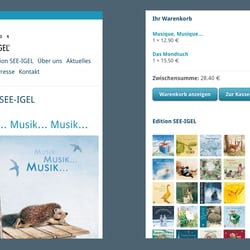 See-Igel: Responsives Web Design, Programmierung und Shop