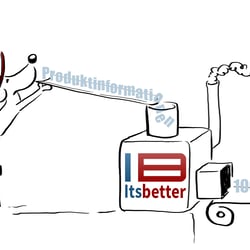 Illustration „Thema SEO“ für eine deutsche Industrie-Suchmaschine