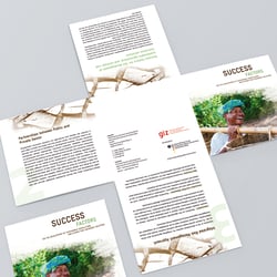 Klappfolder „Success Factors“, GIZ