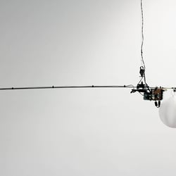 Elektronosche Installation bei der Abschlussausstellung