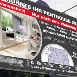 Bauschild / Bautafel für Baustelle | Layout gestalten