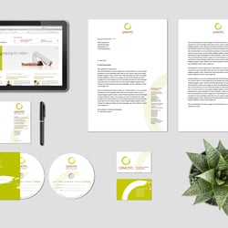 Corporate Design Arztpraxis Geschäftsausstattung