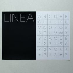 Linea Stencil Typeface – Studio Luzia Hein
