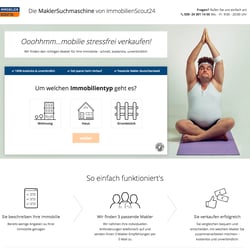 Für ImmobilienScout24 übernahm ich das Design & die Umsetzung in CQ5 (Content Management System) einer Landingpage.