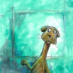 Kinderbuch-Illustration Mischtechnik