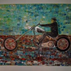 Schwebender, 110 × 140cm, Öl auf Leinen _ verkauft