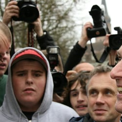 Ist er es wirklich? Ja, es ist Bundespräsident Horst Köhler!!!