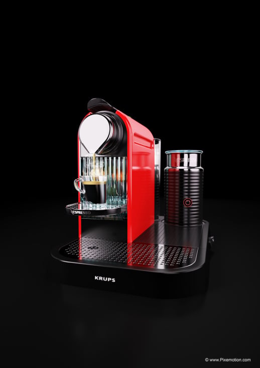 Nespresso Citiz mit Milchschäumer