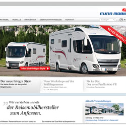 Reisemobilhersteller Euramobil – Konzeption & Screendesign