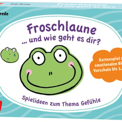 Froschlaune. eine Spielesammlung zum Thema Gefühle. Don Bosco 2024, Autorin & Illustratorin: Anja Wrede