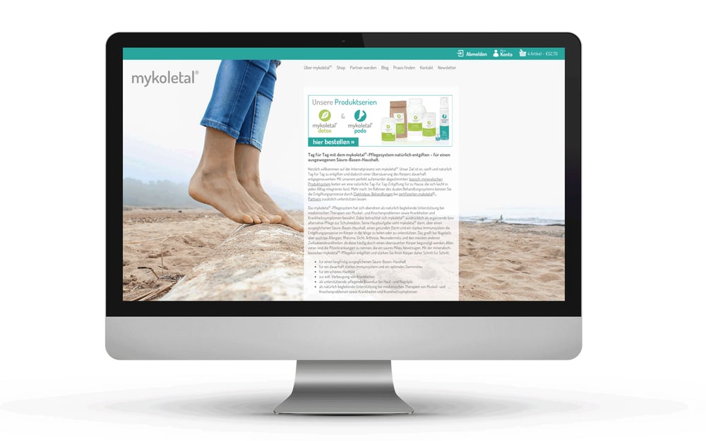 Webseite mit WordPress und WooCommerce
