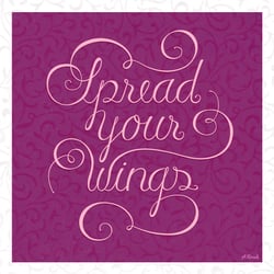 Lettering Design „Spread your wings“