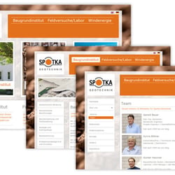 Webdesign | Spotka Baugrundinstitut | www.spotka.de