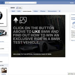 BMW Facebook, Welcome Tab