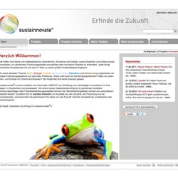 sustainnovate.eu | Konzept, Screendesign | Fraunhofer Insitiut UMSICHT
